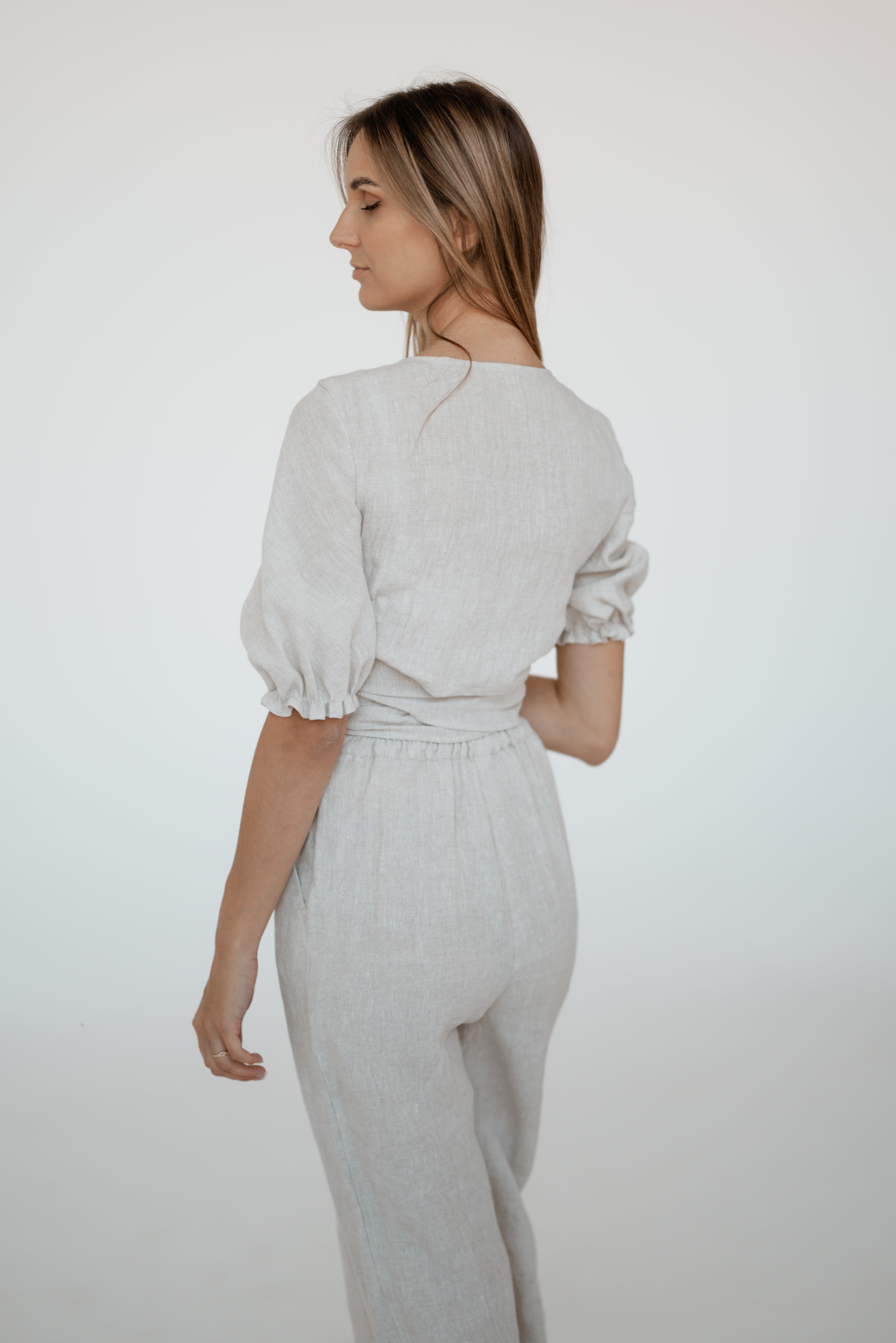 Linen blouse CW019