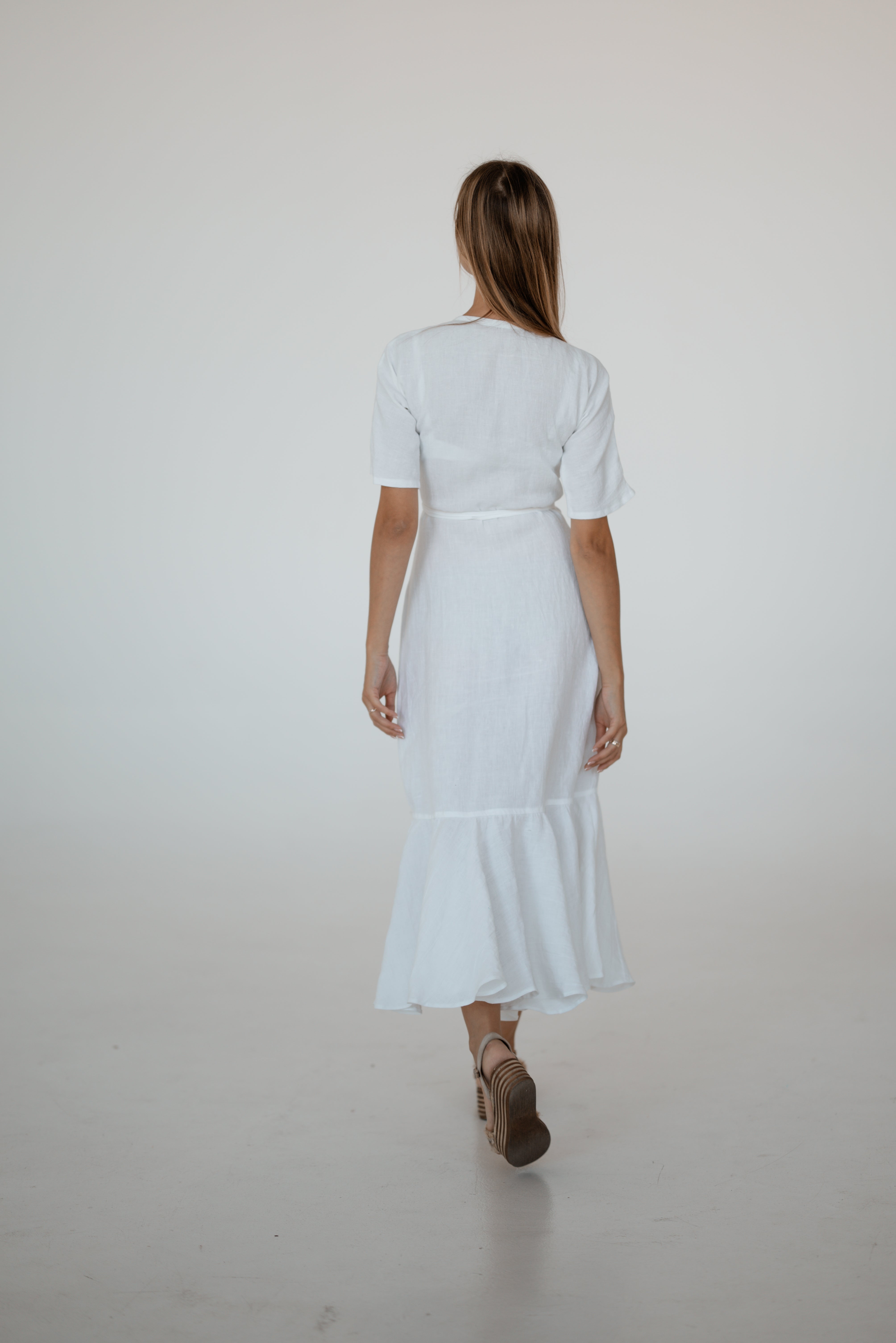 Linen dress CW031
