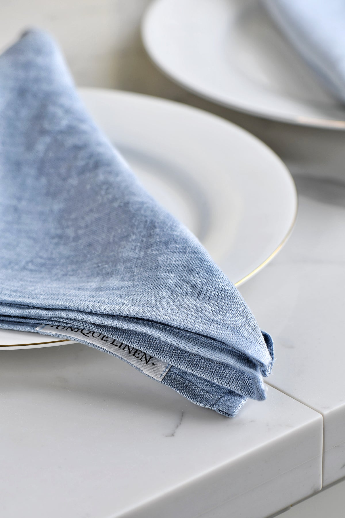 Linen napkins TN001 in LIGHT BLUE (103)