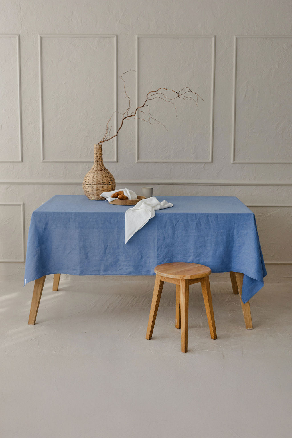 Linen napkins TN001 in OFF-WHITE COLOUR (19)