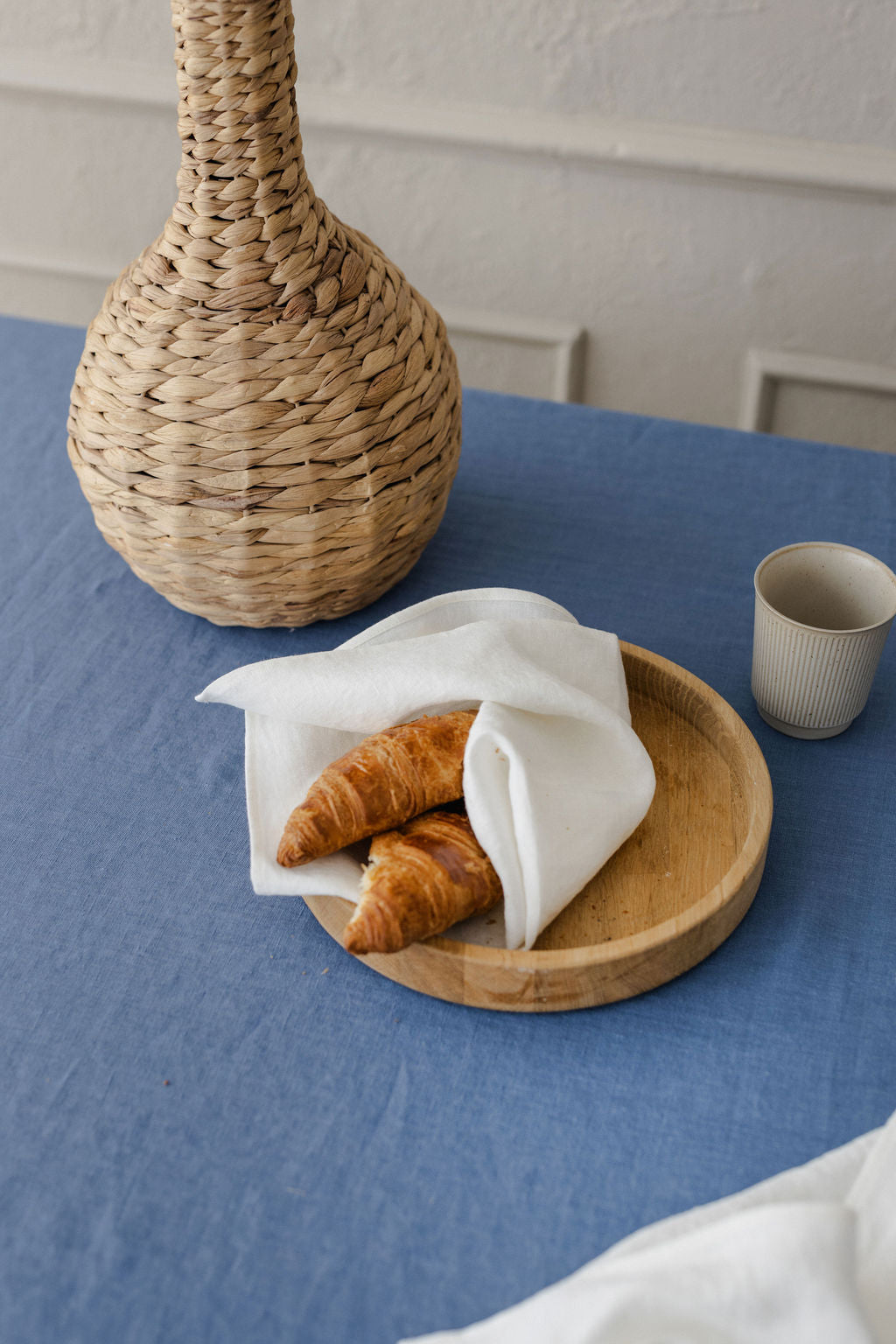 Linen napkins TN001 in OFF-WHITE COLOUR (19)