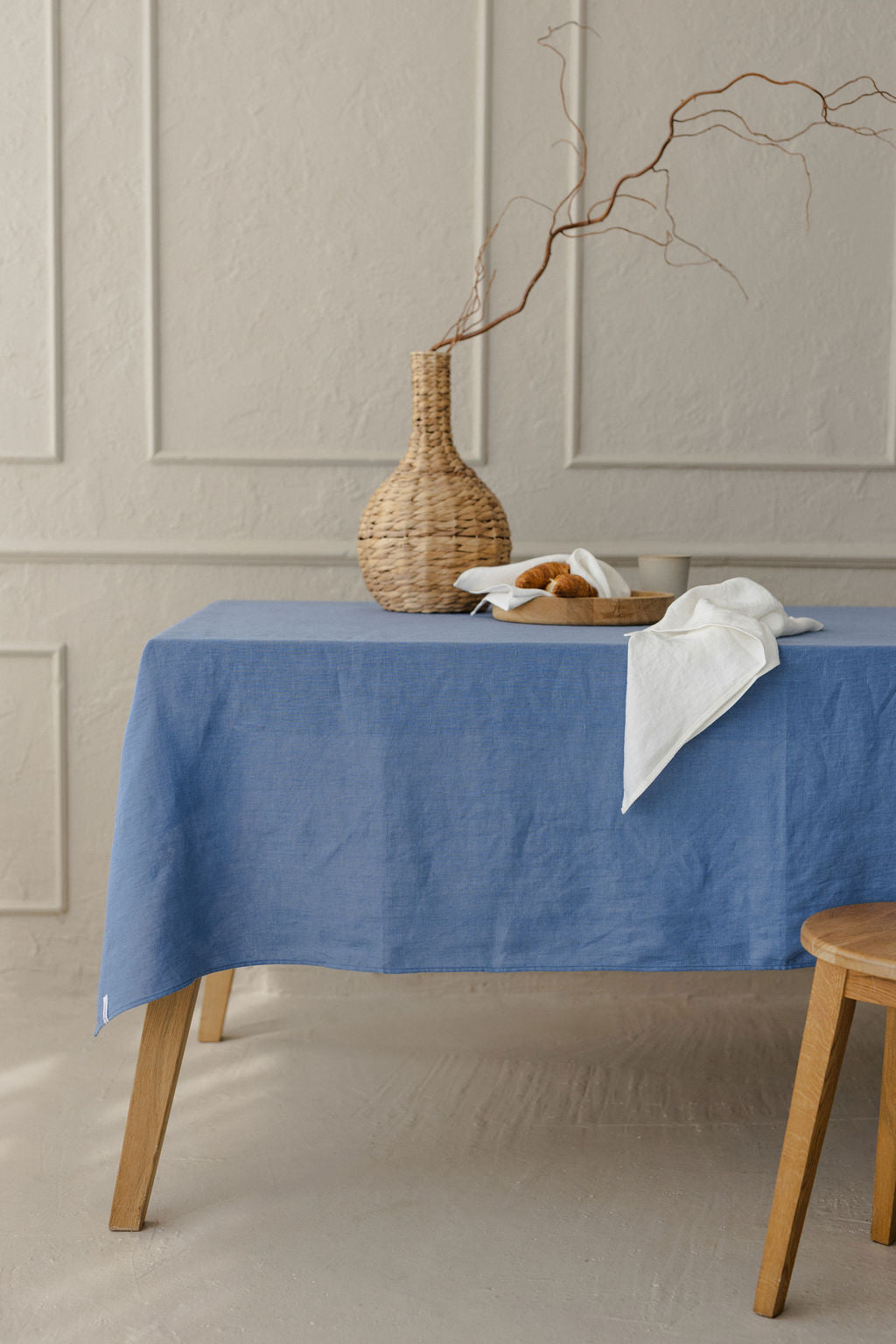 Linen napkins TN001 in OFF-WHITE COLOUR (19)