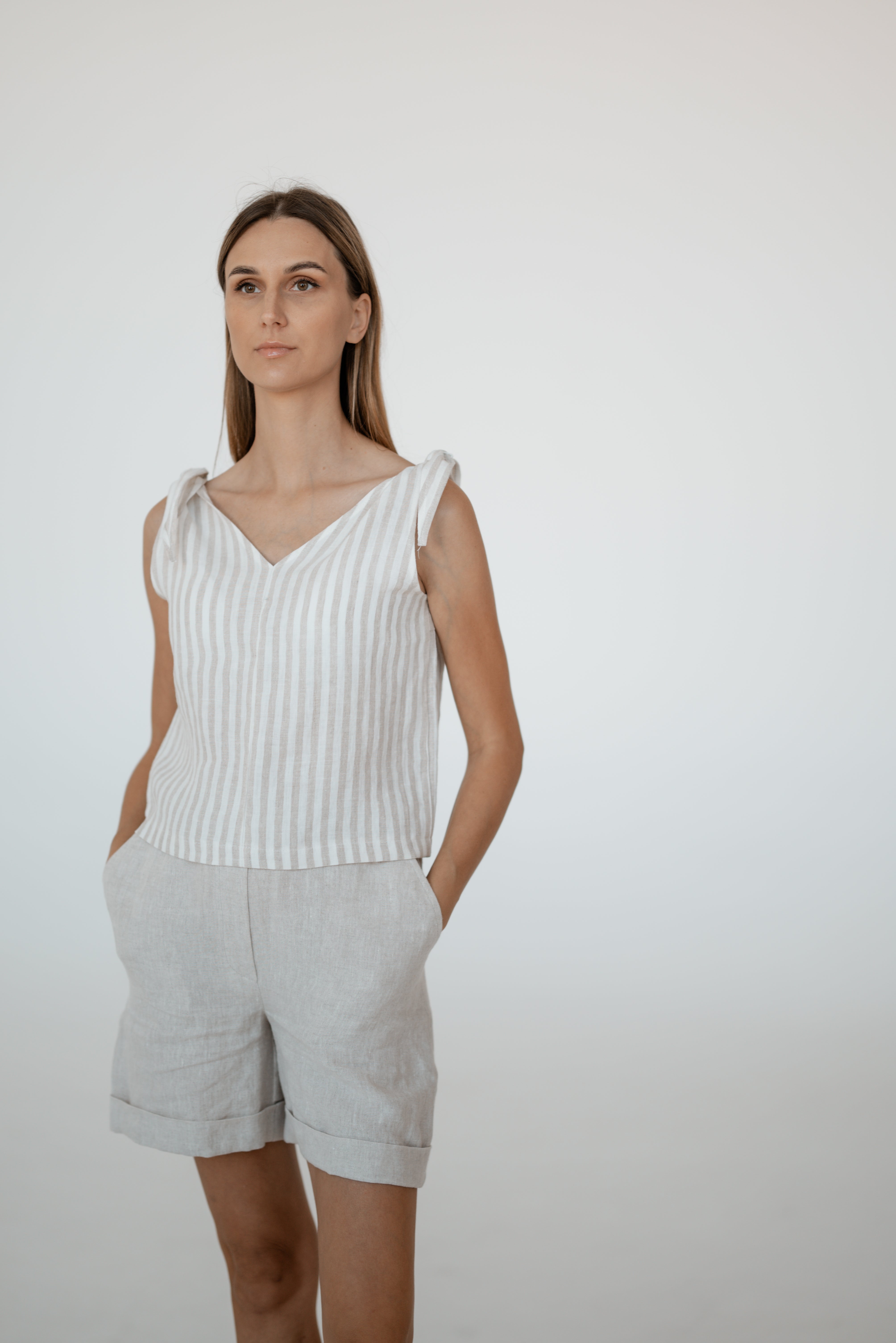 Linen Tank Top CW028