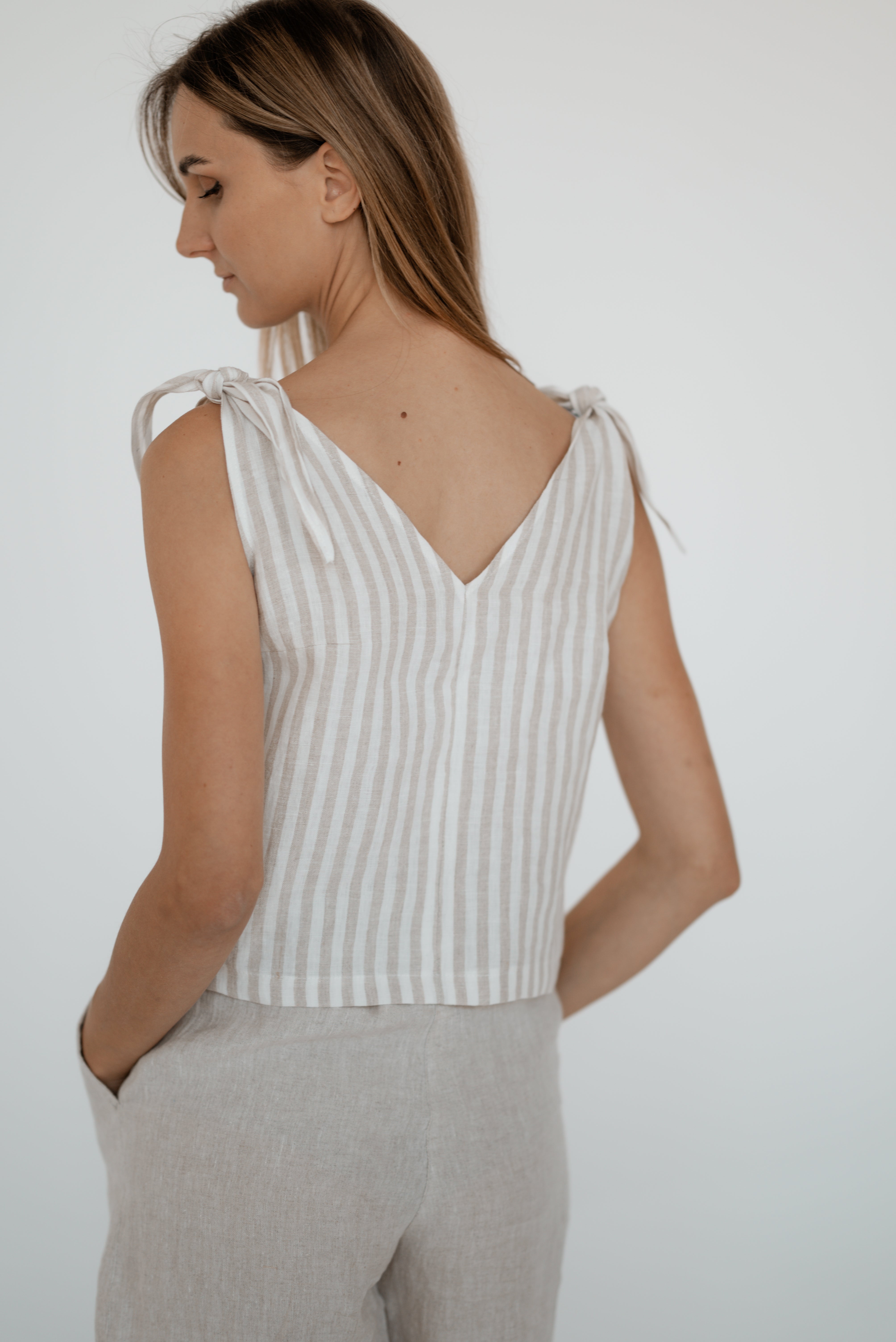 Linen Tank Top CW028