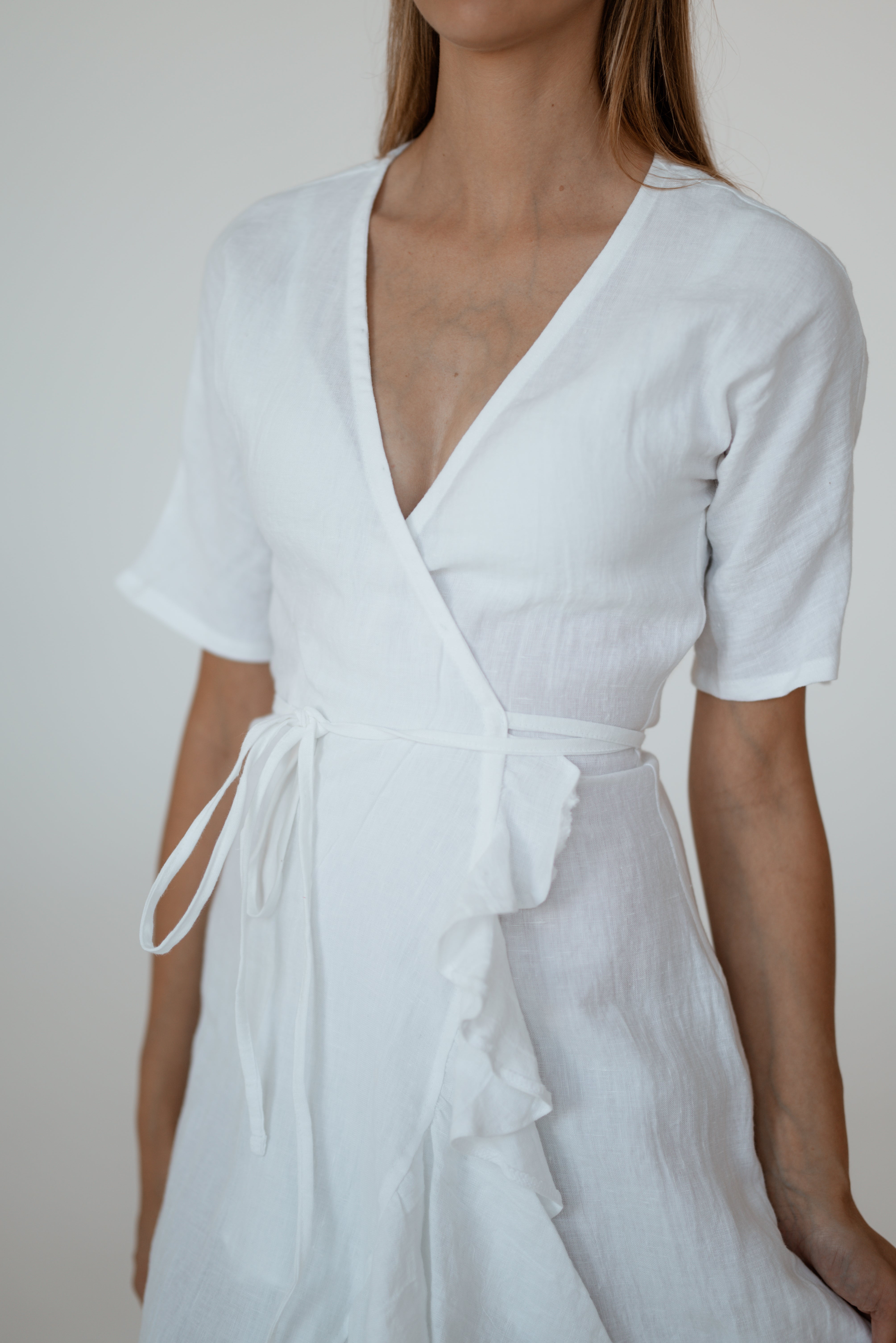 Linen Dress CW031