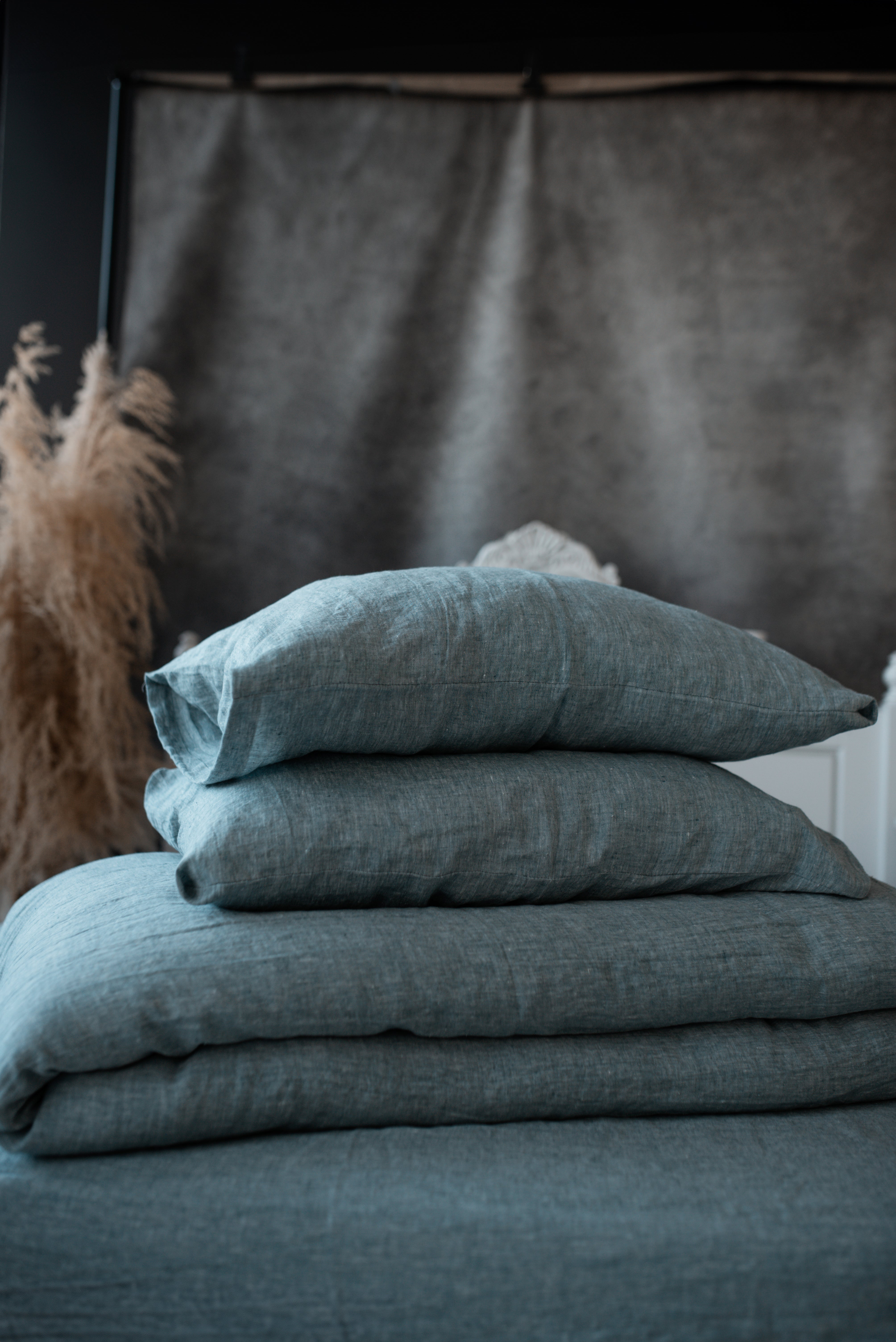 Linen pillowcase BP001 with flap