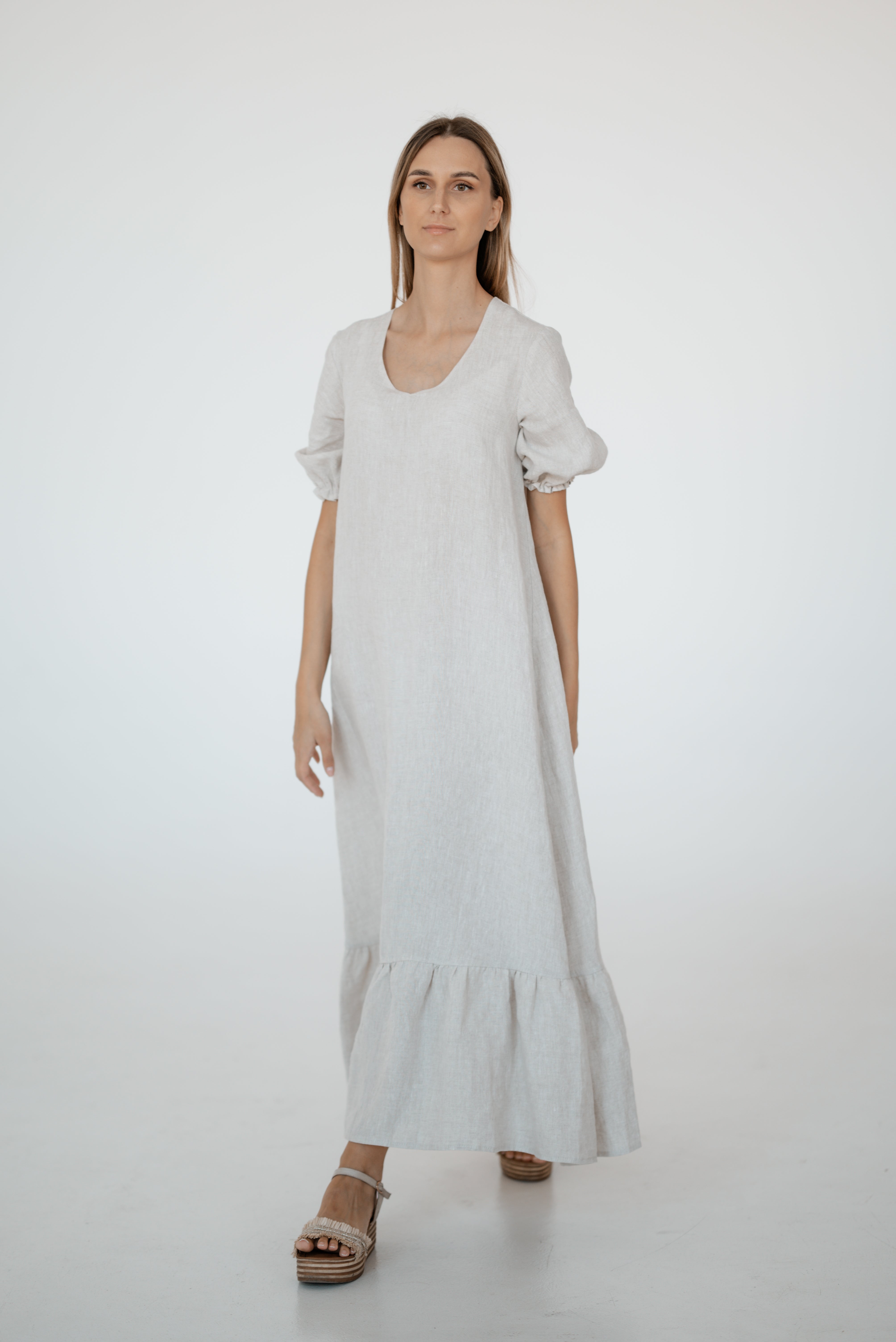 Linen Dress CW023
