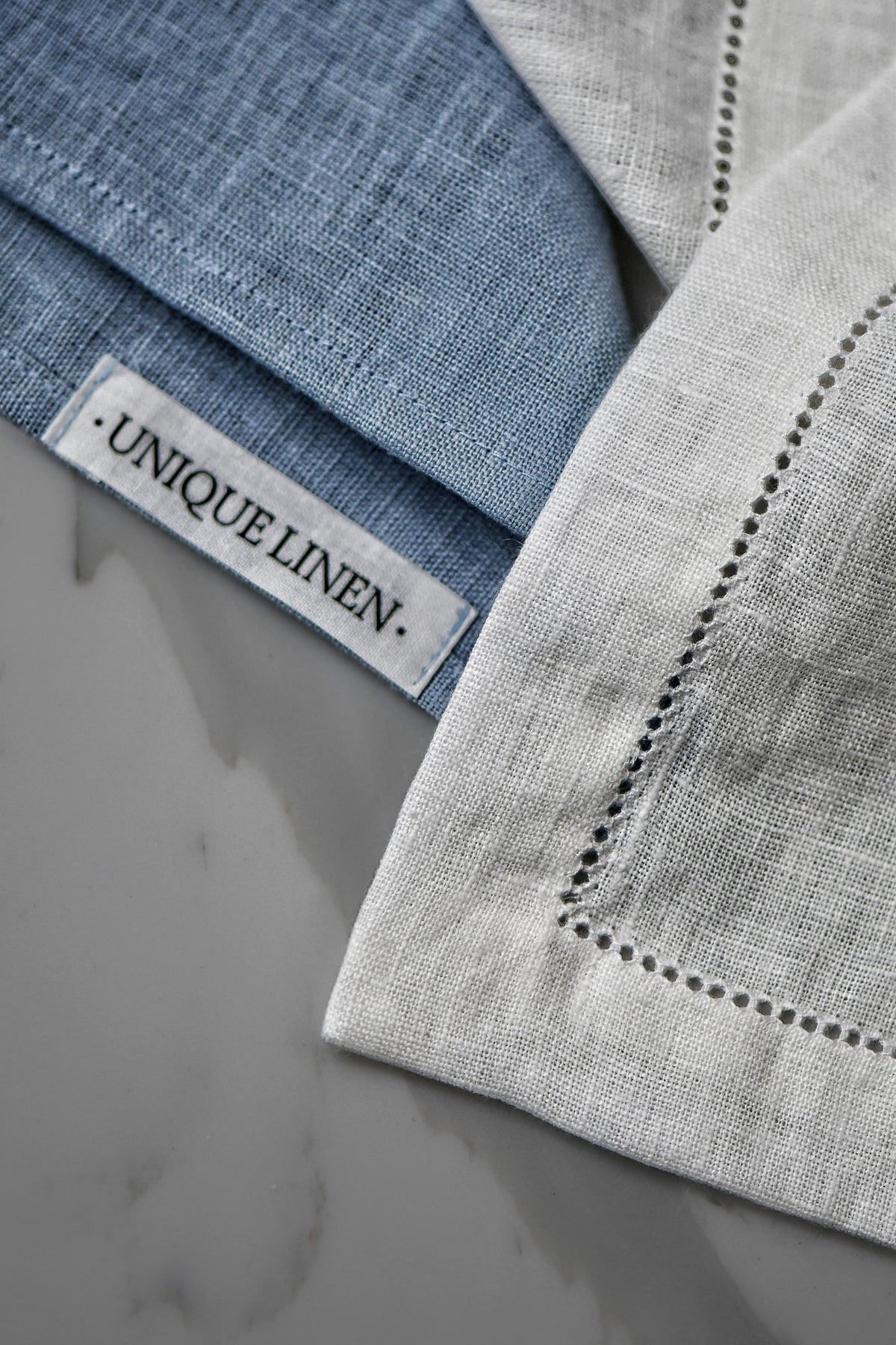 Linen Hemstitch Napkin TN003 in optical white colour (18)