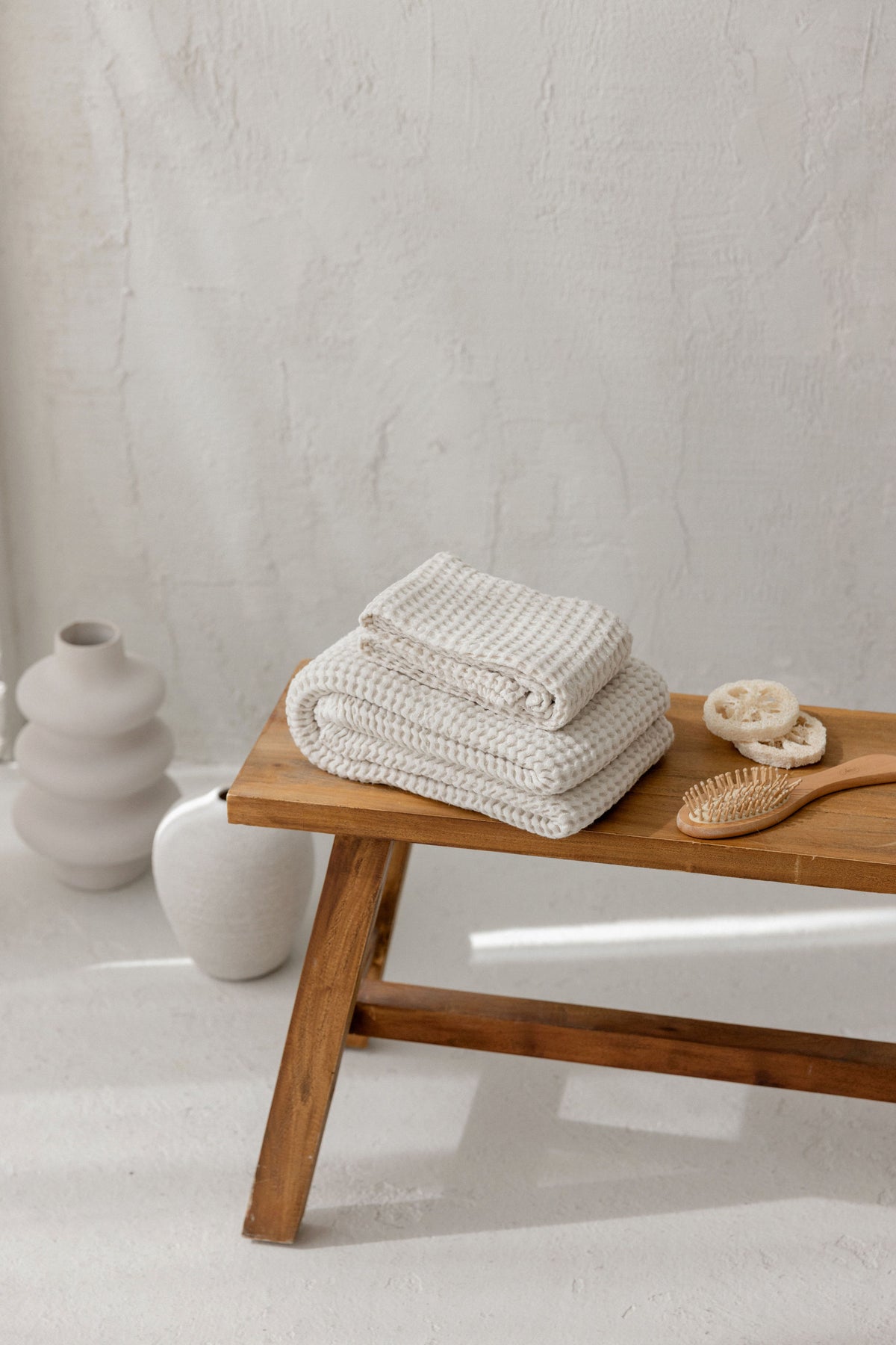 Linen Bath Towel TW003 off white