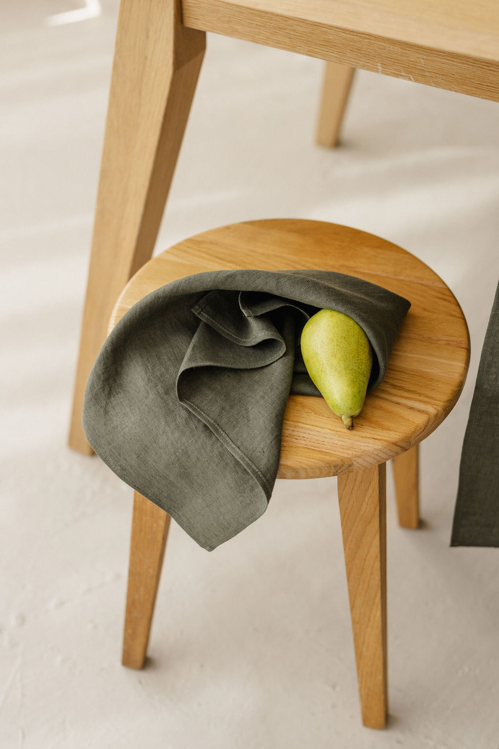 Linen napkins TN001 in KHAKI COLOUR (3461)