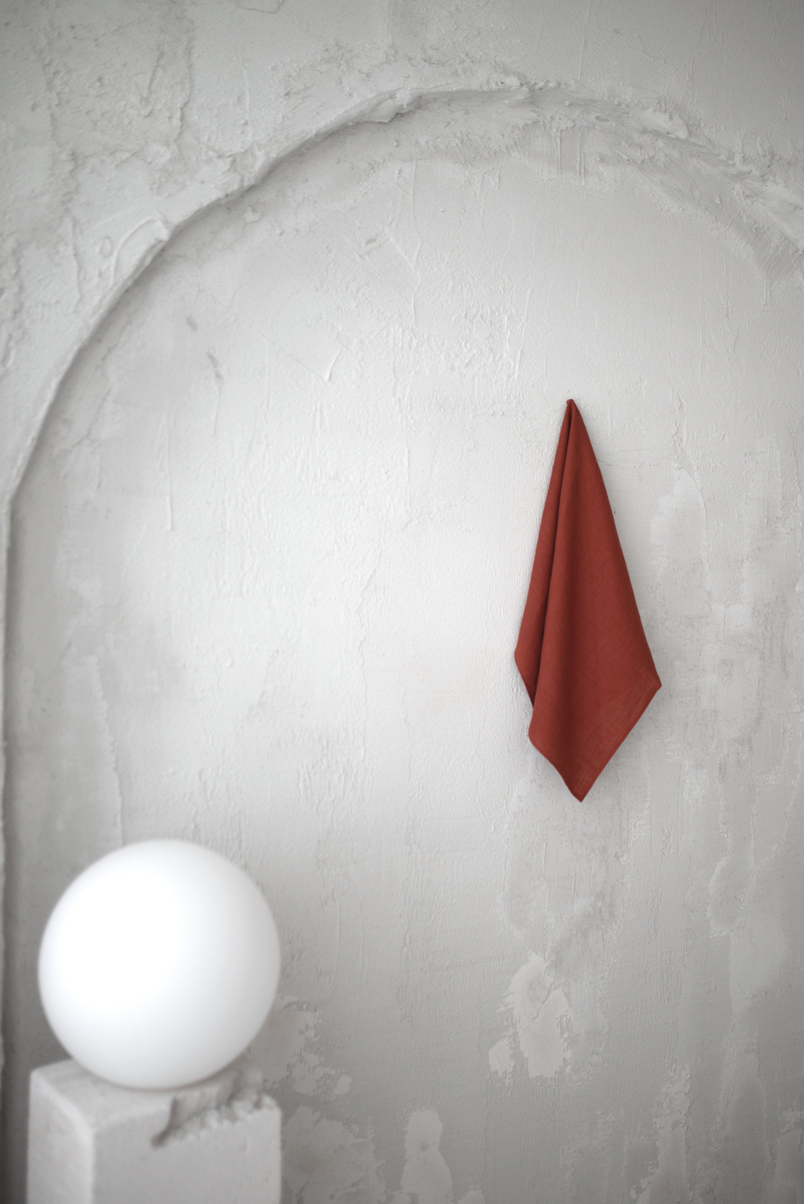 KITCHEN TOWEL KT001  IN TERRACOTTA COLOUR (2709)
