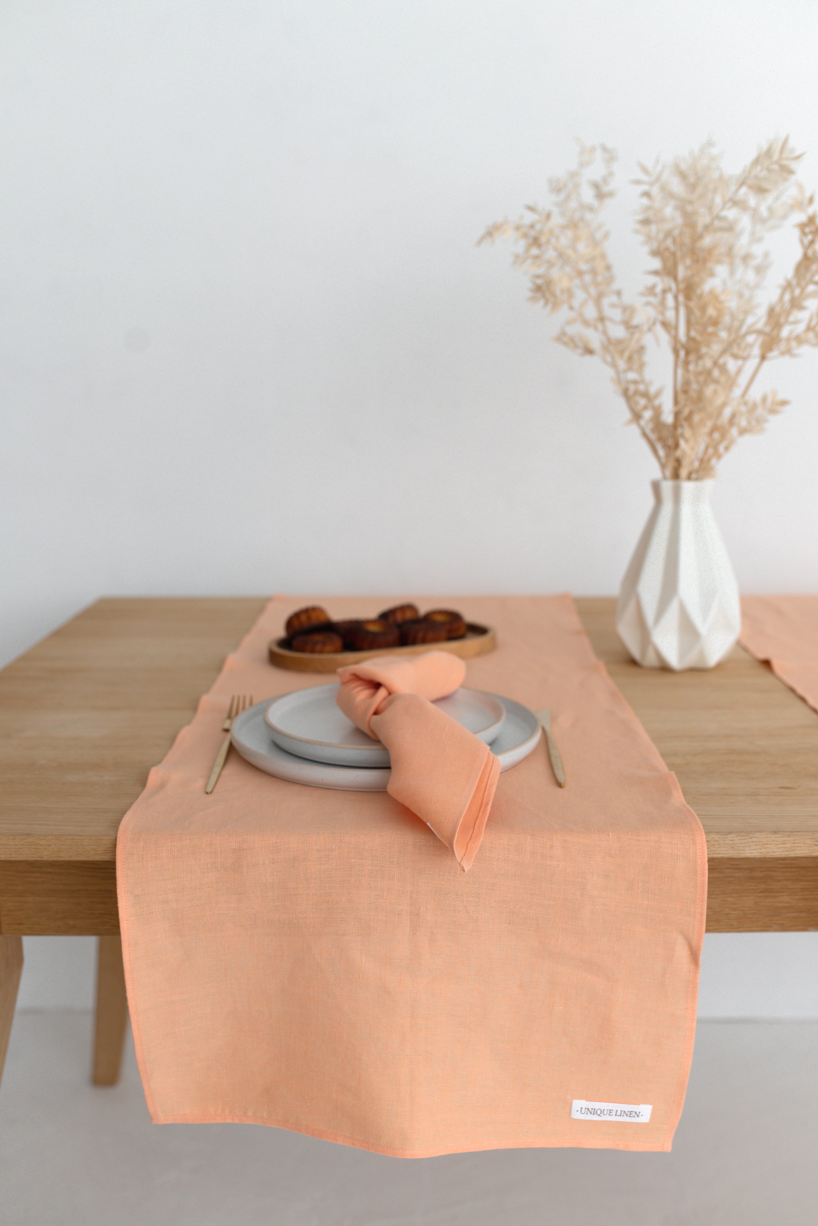Table Runner TR001 in PEACH COLOUR (3583)