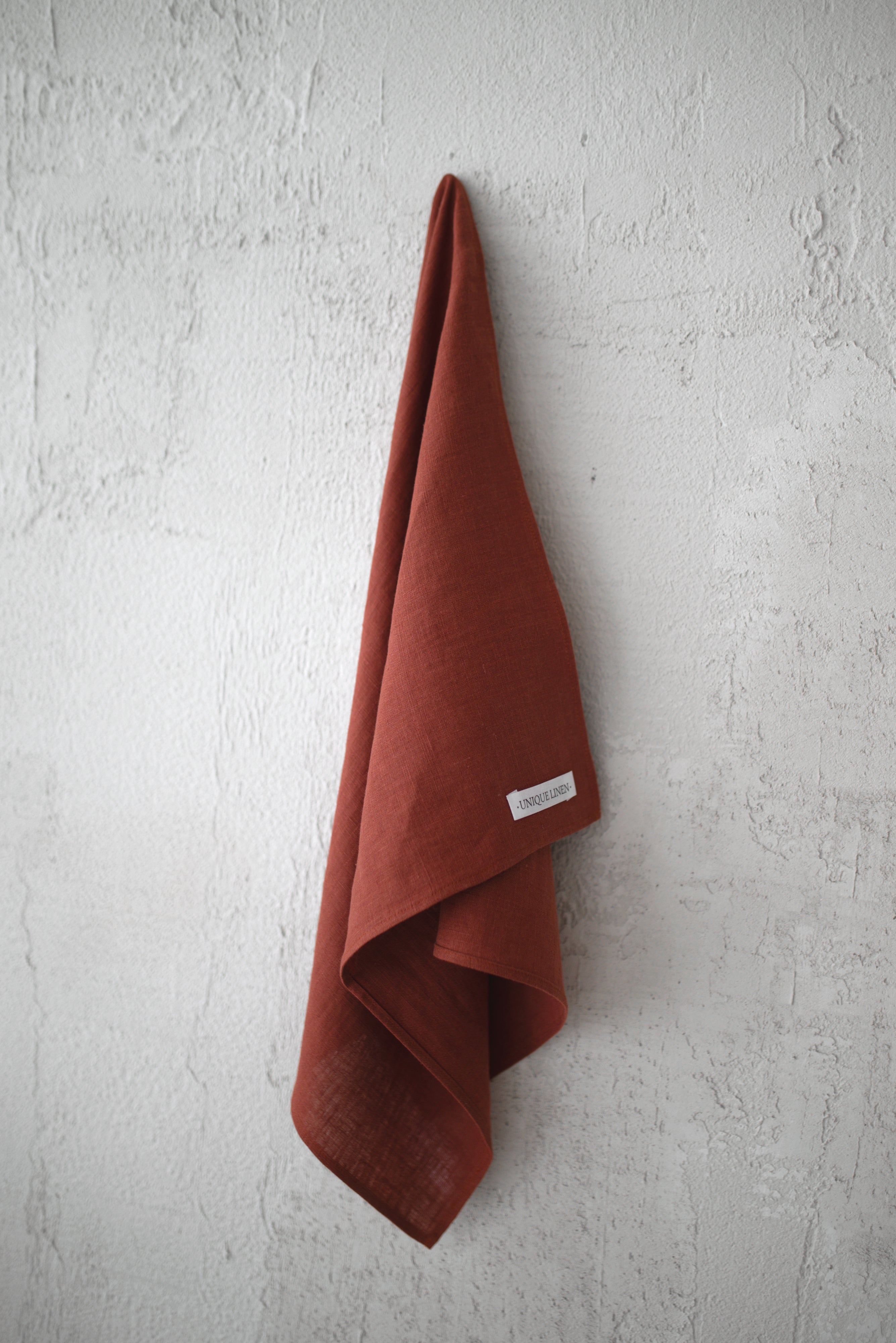 KITCHEN TOWEL KT001  IN TERRACOTTA COLOUR (2709)