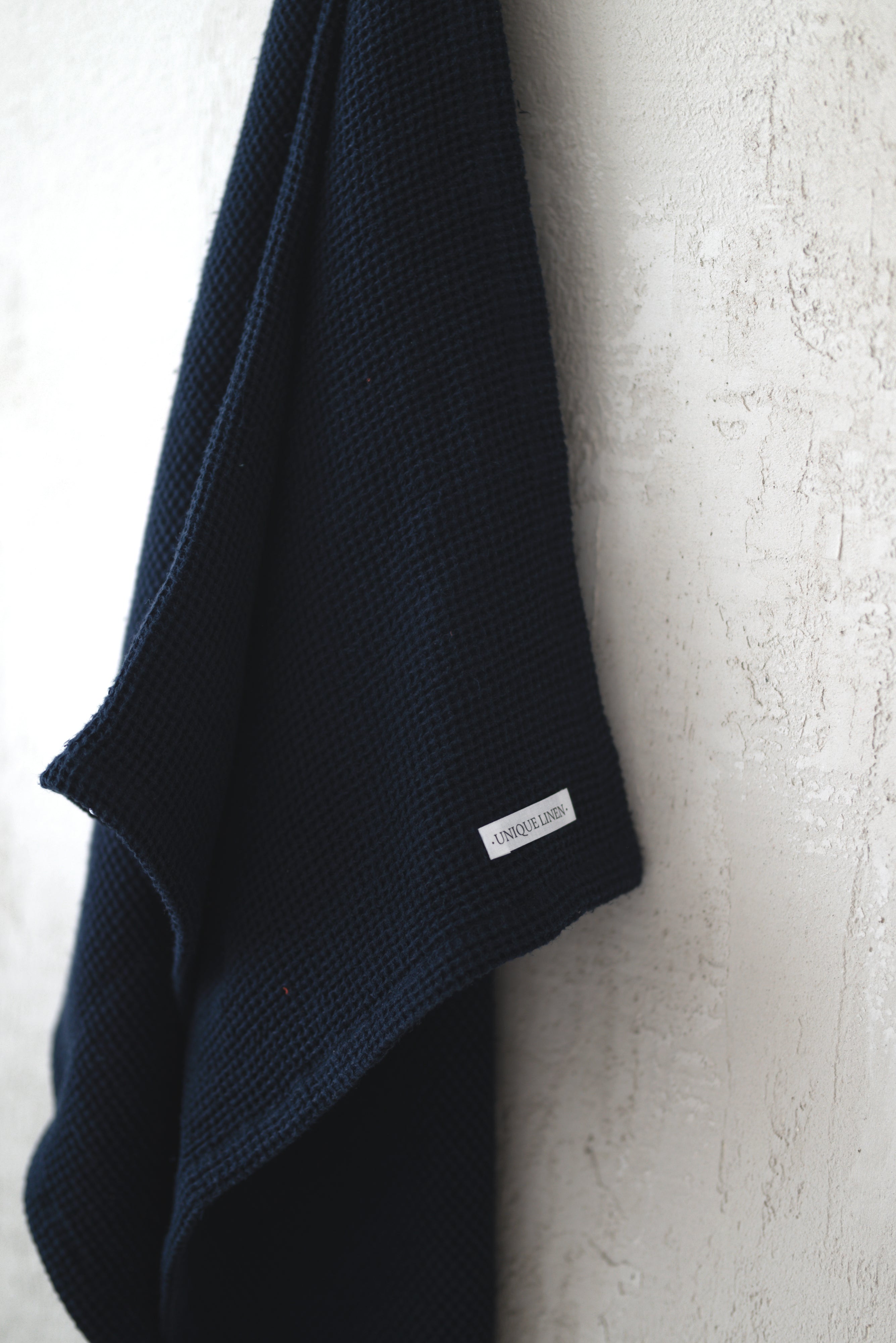 Bath Linen Waffle Towel TW002 in BARITONE BLUE colour