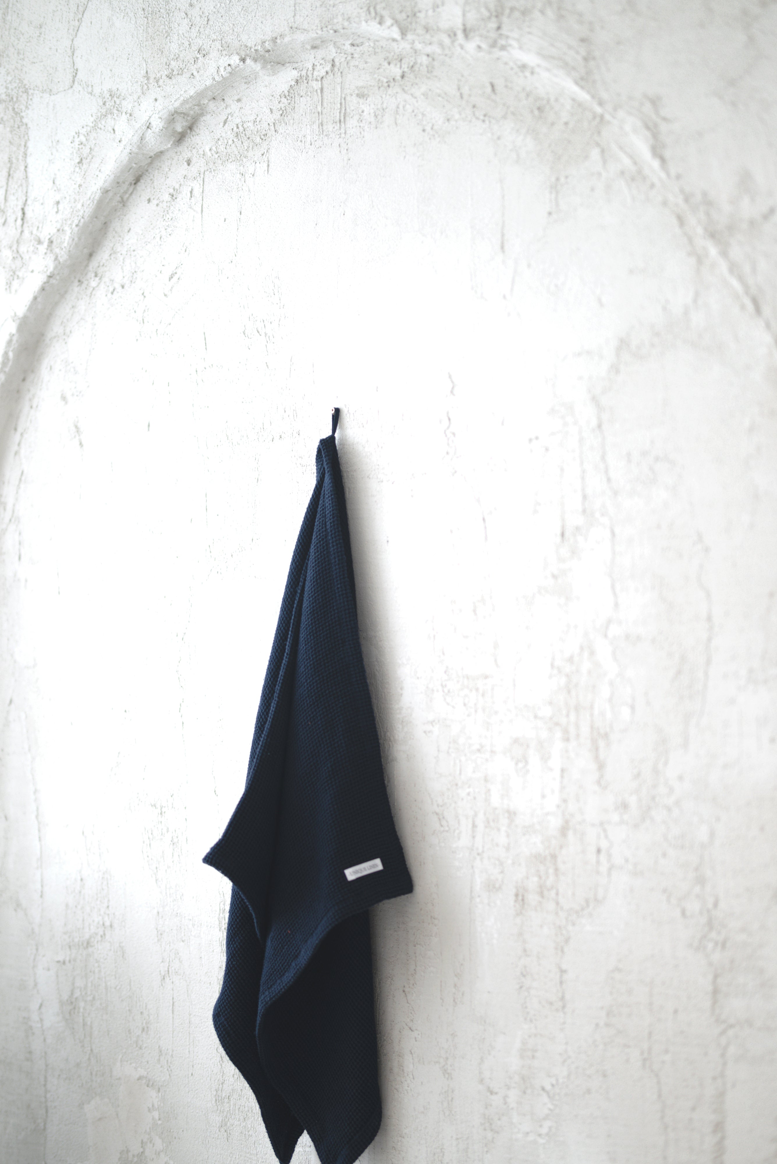 Bath Linen Waffle Towel TW002 in BARITONE BLUE colour