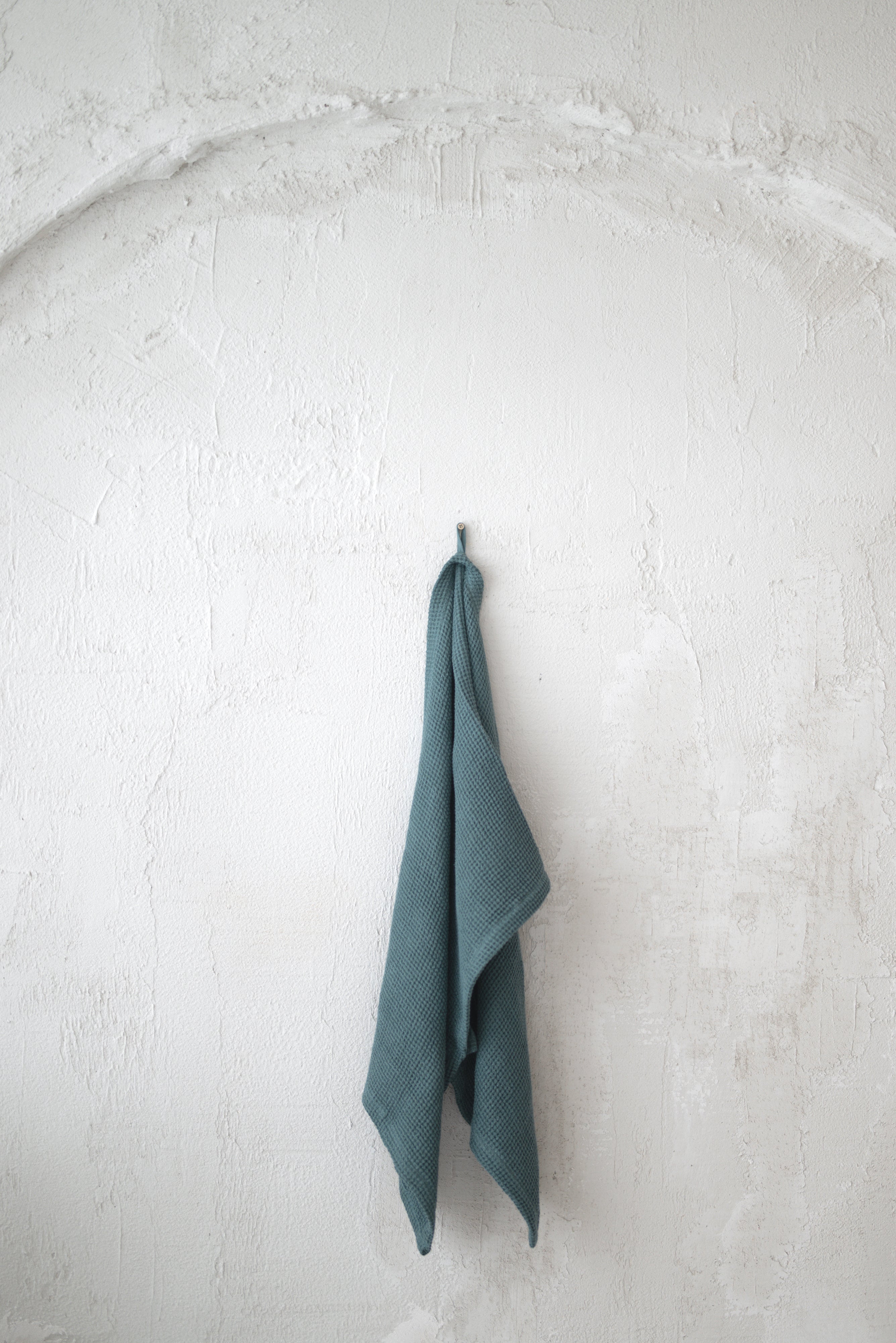 Bath Linen Waffle Towel TW002 in DARK FOREST colour