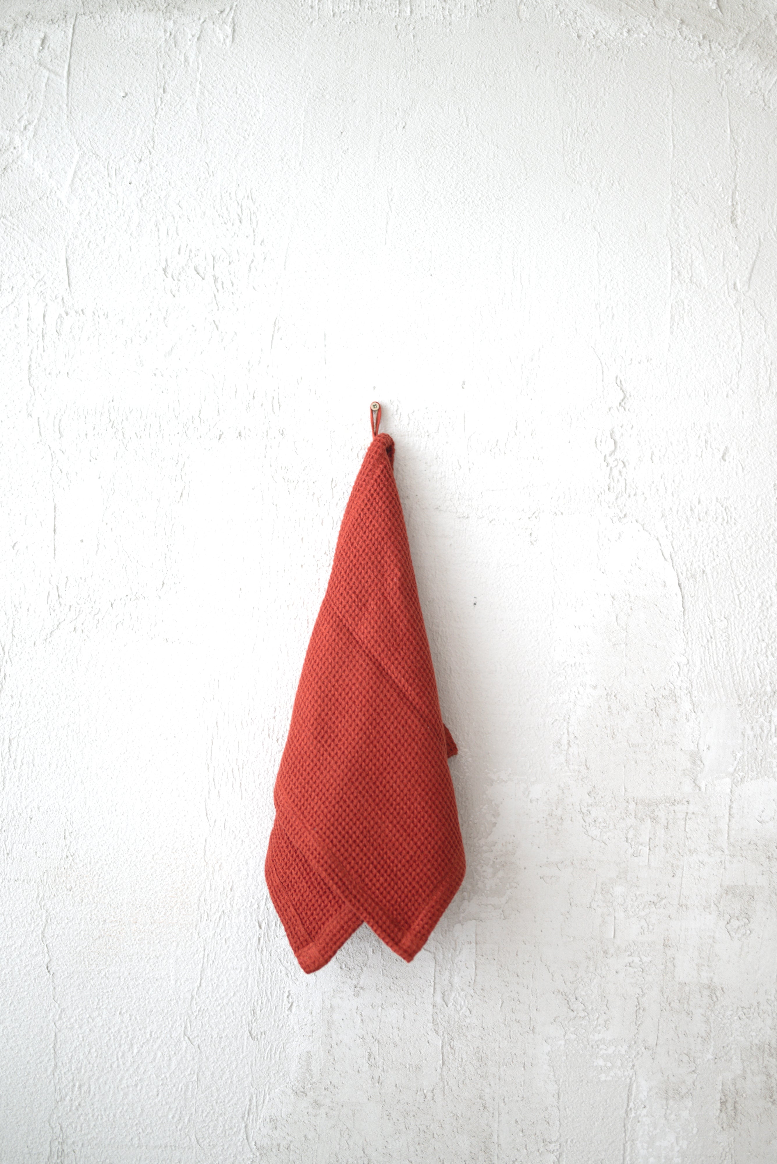 Bath Linen Waffle Towel TW002 in CINNAMON STICK colour