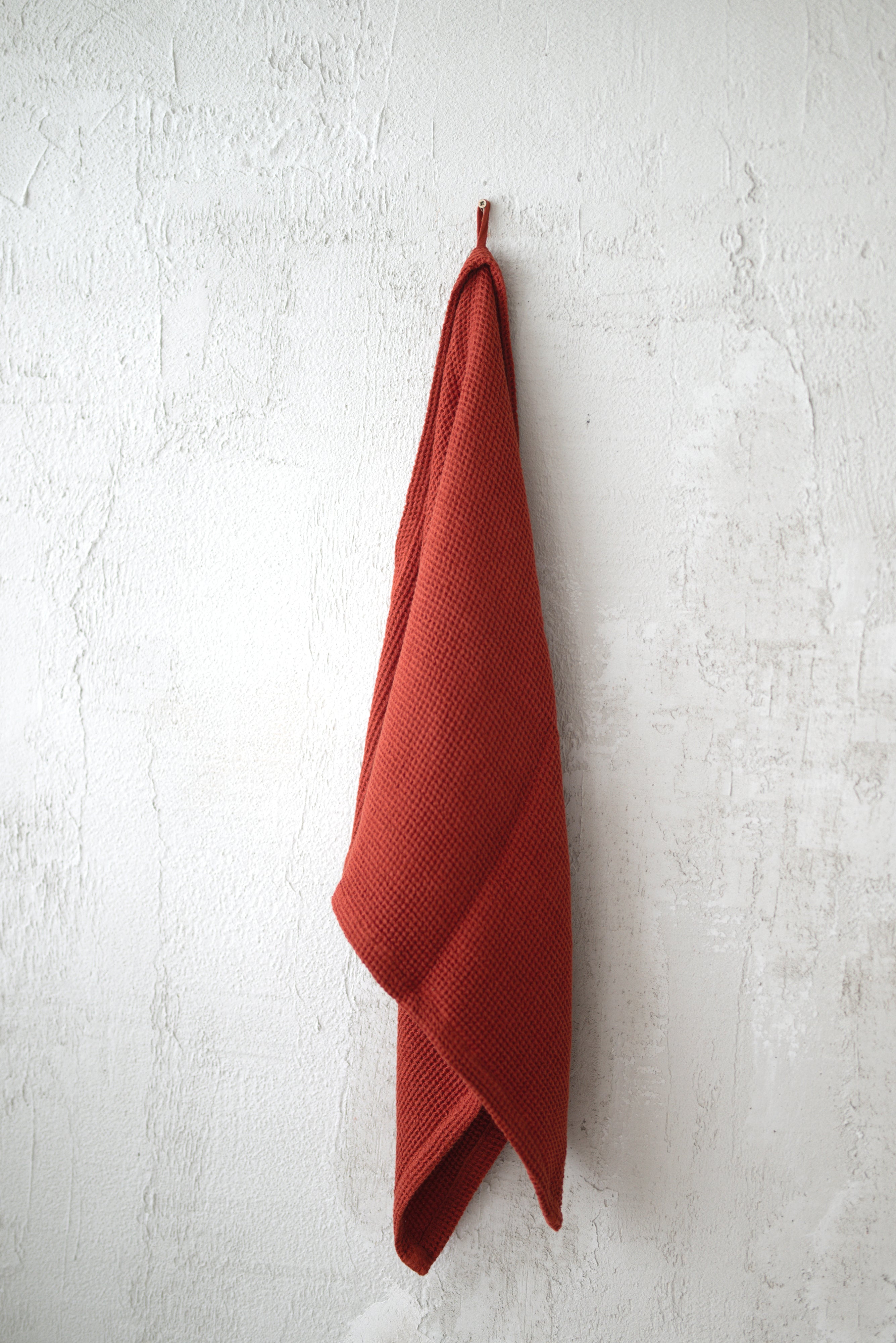 Bath Linen Waffle Towel TW002 in CINNAMON STICK colour