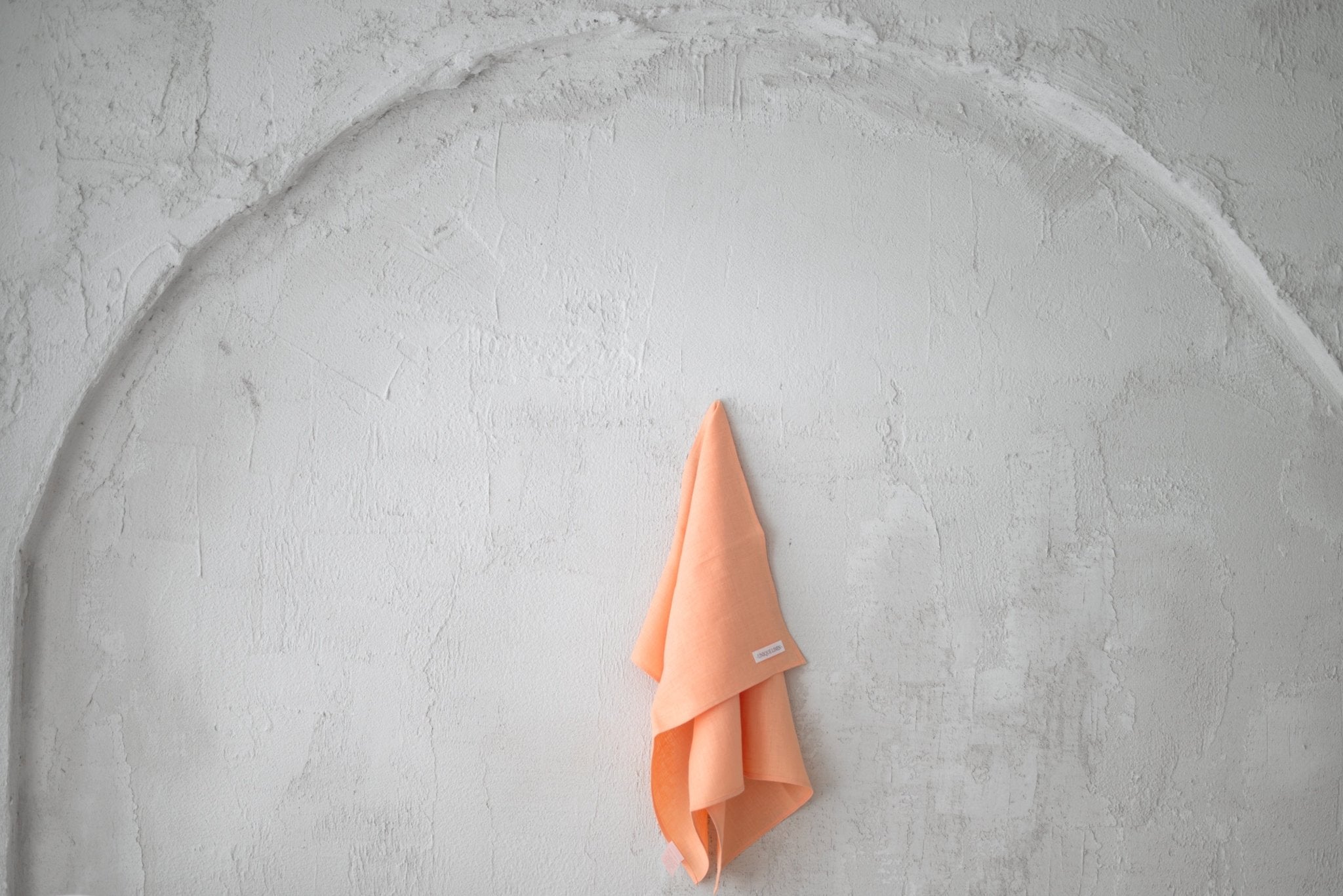 Linen Tablecloth – Natural – White | Wholesale Linen Towels, Tablecloths, Napkins, Bathrobes, Aprons, Abayas & Thobes - Middle East Collection by Unique Linen“